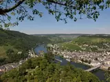 Die Stadt Traben-Trarbach aus der Vogelperspektive